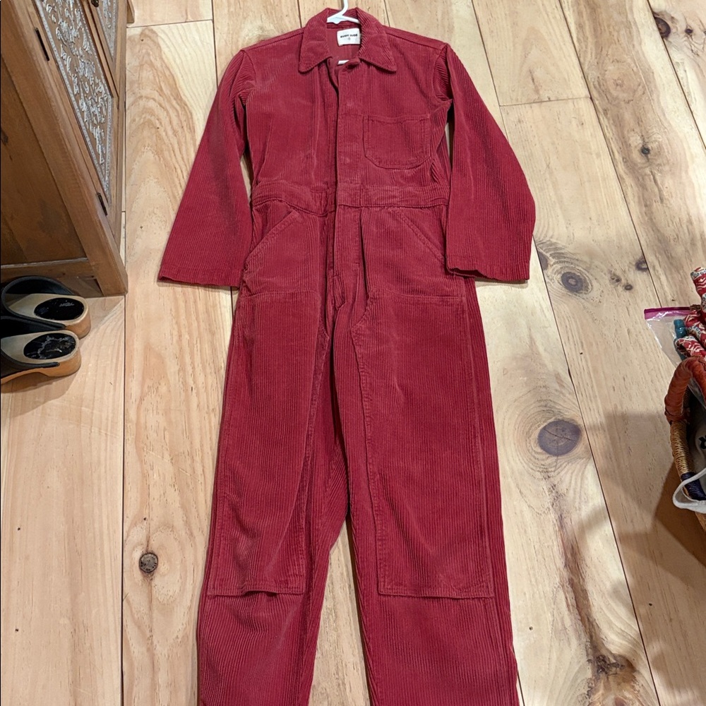 Rudy Jude Crimson Corduroy jumpsuit